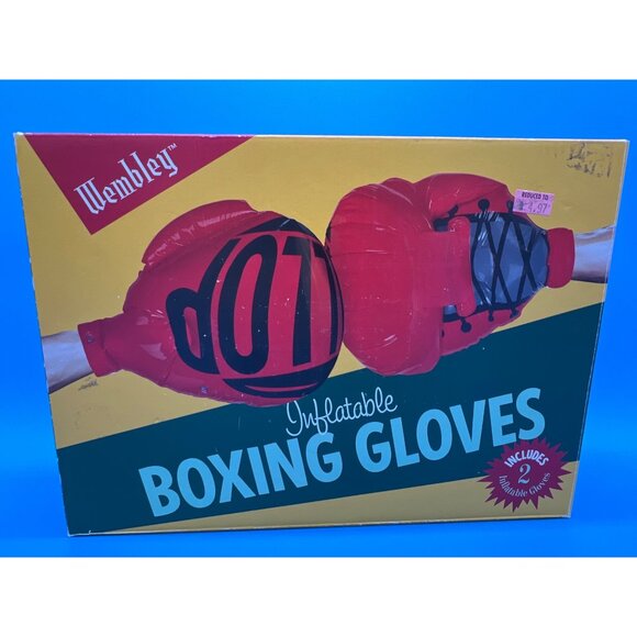 Inflatable Boxing Gloves - Wembleys Fun & Safe Sports Toy - Picture 2 of 4